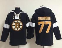 Boston Bruins -77 Ray Bourque Black NHL Pullover Hoodie Boston Bruins -77 Ray Bourque Black NHL Pullover Hoodie