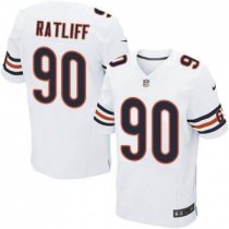 Nike Chicago Bears -90 Jeremiah Ratliff White NFL Elite Jersey Nike Chicago Bears -90 Jeremiah Ratliff White NFL Elite Jersey
