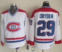 Montreal Canadiens -29 Ken Dryden White CH-CCM Throwback Stitched NHL Jersey Montreal Canadiens -29 Ken Dryden White CH-CCM Throwback Stitched NHL Jersey