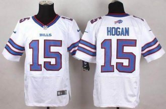 Nike Buffalo Bills -15 Chris Hogan White Stitched NFL New Elite Jersey