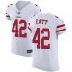 Nike 49ers -42 Ronnie Lott White Stitched NFL Vapor Untouchable Elite Jersey