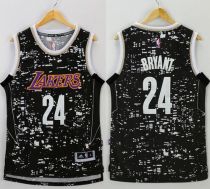 Los Angeles Lakers -24 Kobe Bryant Black City Light Stitched NBA Jersey Los Angeles Lakers -24 Kobe Bryant Black City Light Stitched NBA Jersey