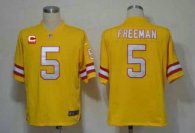 Nike Buccaneers -5 Josh Freeman Orange Alternate With C Patch Stitched NFL Game Jersey