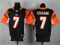 Nike Bengals -7 Boomer Esiason Black Team Color Men's Stitched NFL Elite Jersey Nike Bengals -7 Boomer Esiason Black Team Color Men's Stitched NFL Elite Jersey