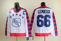 Pittsburgh Penguins -66 Mario Lemieux White All Star CCM Throwback 75TH Stitched NHL Jersey Pittsburgh Penguins -66 Mario Lemieux White All Star CCM Throwback 75TH Stitched NHL Jersey
