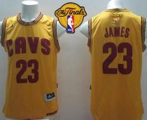Revolution 30 Cleveland Cavaliers -23 LeBron James Yellow Alternate The Finals Patch Stitched NBA Je Revolution 30 Cleveland Cavaliers -23 LeBron James Yellow Alternate The Finals Patch Stitched NBA Je