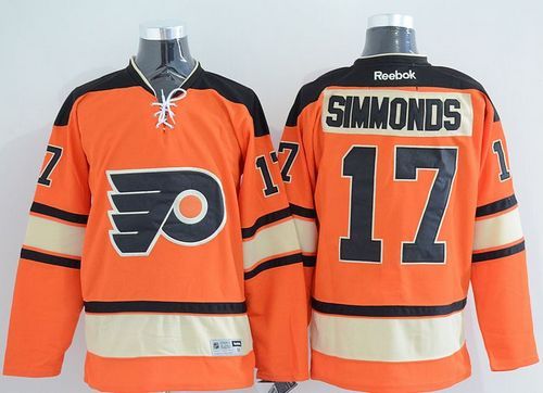 Philadelphia Flyers -17 Wayne Simmonds Orange Alternate Stitched NHL Jersey