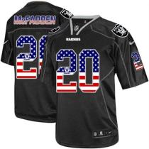 Nike Oakland Raiders #20 Darren McFadden Black Men's Stitched NFL Elite USA Flag Fashion Jersey Nike Oakland Raiders #20 Darren McFadden Black Men's Stitched NFL Elite USA Flag Fashion Jersey