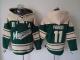Minnesota Wild -11 Zach Parise Green Sawyer Hooded Sweatshirt Stitched NHL Jersey