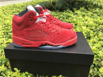 Authentic Air Jordan 5 GS “Red Suede” Authentic Air Jordan 5 GS “Red Suede”