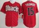 Arizona Diamondbacks #15 Mark Trumbo Red Cool Base Stitched MLB Jersey