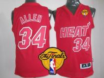 Miami Heat -34 Ray Allen Red Big Color Fashion Finals Patch Stitched NBA Jersey Miami Heat -34 Ray Allen Red Big Color Fashion Finals Patch Stitched NBA Jersey