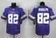 Nike Minnesota Vikings -82 Kyle Rudolph Purple Team Color Stitched NFL Elite jersey