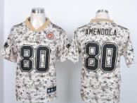 Nike New England Patriots -80 Danny Amendola Camo USMC Mens Stitched NFL Elite Jersey