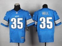 Nike Detroit Lions -35 Joique Bell Blue Team Color NFL Elite Jersey Nike Detroit Lions -35 Joique Bell Blue Team Color NFL Elite Jersey