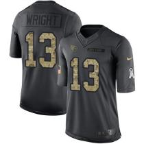 Tennessee Titans -13 Kendall Wright Nike Anthracite 2016 Salute to Service Jersey Tennessee Titans -13 Kendall Wright Nike Anthracite 2016 Salute to Service Jersey