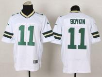 Nike Green Bay Packers #11 Jarrett Boykin White Men's Stitched NFL Elite Jersey