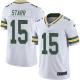 Nike Packers -15 Bart Starr White Stitched NFL Color Rush Limited Jersey