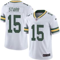 Nike Packers -15 Bart Starr White Stitched NFL Color Rush Limited Jersey Nike Packers -15 Bart Starr White Stitched NFL Color Rush Limited Jersey