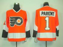 Philadelphia Flyers -1 Bernie Parent Orange CCM Throwback Stitched NHL Jersey Philadelphia Flyers -1 Bernie Parent Orange CCM Throwback Stitched NHL Jersey