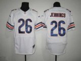 Nike Bears -26 Tim Jennings White Stitched NFL Elite Jersey