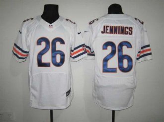 Nike Bears -26 Tim Jennings White Stitched NFL Elite Jersey