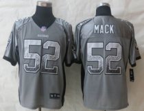 Nike Oakland Raiders -52 Khalil Mack Grey NFL Elite Drift Fashion Jersey Nike Oakland Raiders -52 Khalil Mack Grey NFL Elite Drift Fashion Jersey