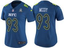 WOMEN'S NFC 2017 PRO BOWL TAMPA BAY BUCCANEERS #93 GERALD MCCOY BLUE GAME JERSEY
