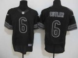 Nike Bears -6 Jay Cutler Black Shadow Stitched NFL Elite Jersey