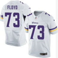 Nike Minnesota Vikings -73 Sharrif Floyd White Stitched NFL Elite Jersey
