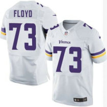 Nike Minnesota Vikings -73 Sharrif Floyd White Stitched NFL Elite Jersey