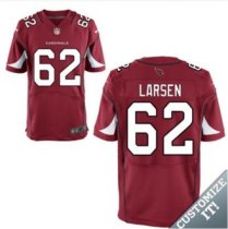 Nike Arizona Cardinals -62 Larsen Jersey Red Elite Home Jersey
