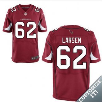 Nike Arizona Cardinals -62 Larsen Jersey Red Elite Home Jersey