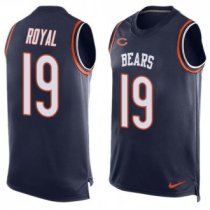 Nike Bears -19 Eddie Royal Navy Blue Team Color Stitched NFL Limited Tank Top Jersey Nike Bears -19 Eddie Royal Navy Blue Team Color Stitched NFL Limited Tank Top Jersey