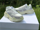 Authentic Balenciaga triple S White grey