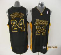Los Angeles Lakers -24 Kobe Bryant Black With Black NO Stitched NBA Jersey Los Angeles Lakers -24 Kobe Bryant Black With Black NO Stitched NBA Jersey
