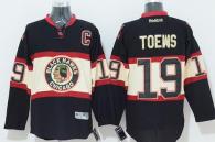 Chicago Blackhawks -19 Jonathan Toews Black New Third Stitched NHL Jersey