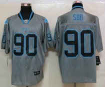 New Nike Detroit Lions 90 Suh Lights Out Grey Elite Jersey New Nike Detroit Lions 90 Suh Lights Out Grey Elite Jersey