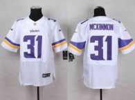 Nike Minnesota Vikings -31 Jerick McKinnon White Stitched NFL Elite Jersey