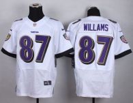 Nike Ravens -87 Maxx Williams White Men's Stitched NFL New Elite Jersey