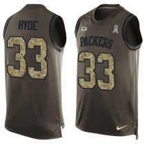 Nike Packers -33 Micah Hyde Green Stitched NFL Limited Salute To Service Tank Top Jersey Nike Packers -33 Micah Hyde Green Stitched NFL Limited Salute To Service Tank Top Jersey