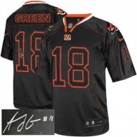 NEW Cincinnati Bengals -18 A J  Green Lights Out Black Jerseys(Signed Elite)