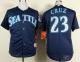 Seattle Mariners #23 Nelson Cruz Navy Blue Cool Base Stitched MLB Jersey