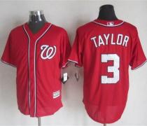 Washington Nationals #3 Michael Taylor Red New Cool Base Stitched MLB Jersey Washington Nationals #3 Michael Taylor Red New Cool Base Stitched MLB Jersey