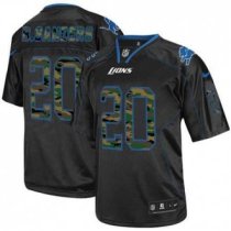 Nike Detroit Lions -20 Barry Sanders Black NFL Elite Camo Fashion Jersey Nike Detroit Lions -20 Barry Sanders Black NFL Elite Camo Fashion Jersey