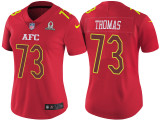 WOMEN'S AFC 2017 PRO BOWL CLEVELAND BROWNS #73 JOE THOMAS RED GAME JERSEY