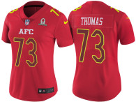 WOMEN'S AFC 2017 PRO BOWL CLEVELAND BROWNS #73 JOE THOMAS RED GAME JERSEY