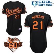 Baltimore Orioles #21 Nick Markakis Black Cool Base Stitched MLB Jersey Baltimore Orioles #21 Nick Markakis Black Cool Base Stitched MLB Jersey