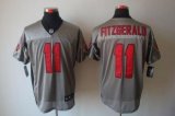 Nike Cardinals -11 Larry Fitzgerald Grey Shadow Men's Stitched NFL Elite Jersey