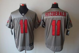 Nike Cardinals -11 Larry Fitzgerald Grey Shadow Men's Stitched NFL Elite Jersey